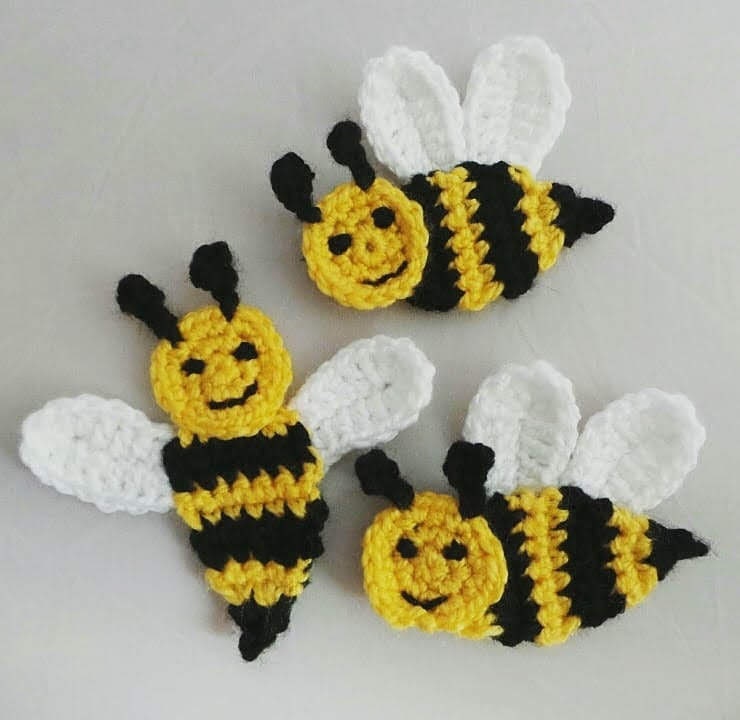 Bee Happy Honeycomb Baby Blanket Lapghan Crochet Pattern | Bumblebee Blanket Baby Shower Gift Bee Blanket Baby Gift Beekeeper Birthday Gift