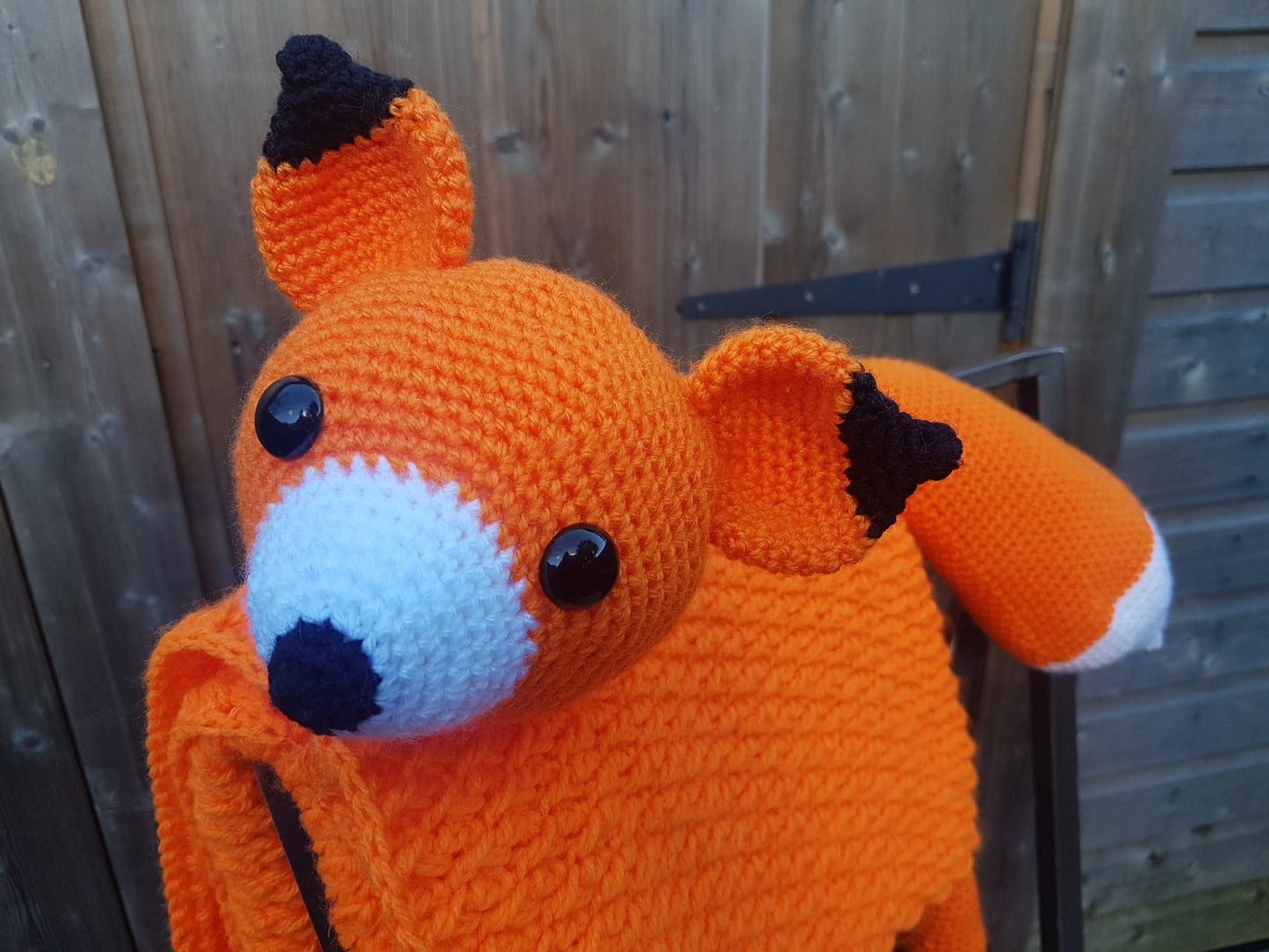 3 in 1 Woodland Fox Baby Blanket Toy Lovey Crochet Pattern Pram Blanket Baby Gift Woodland Animal Collection Folding Blanket