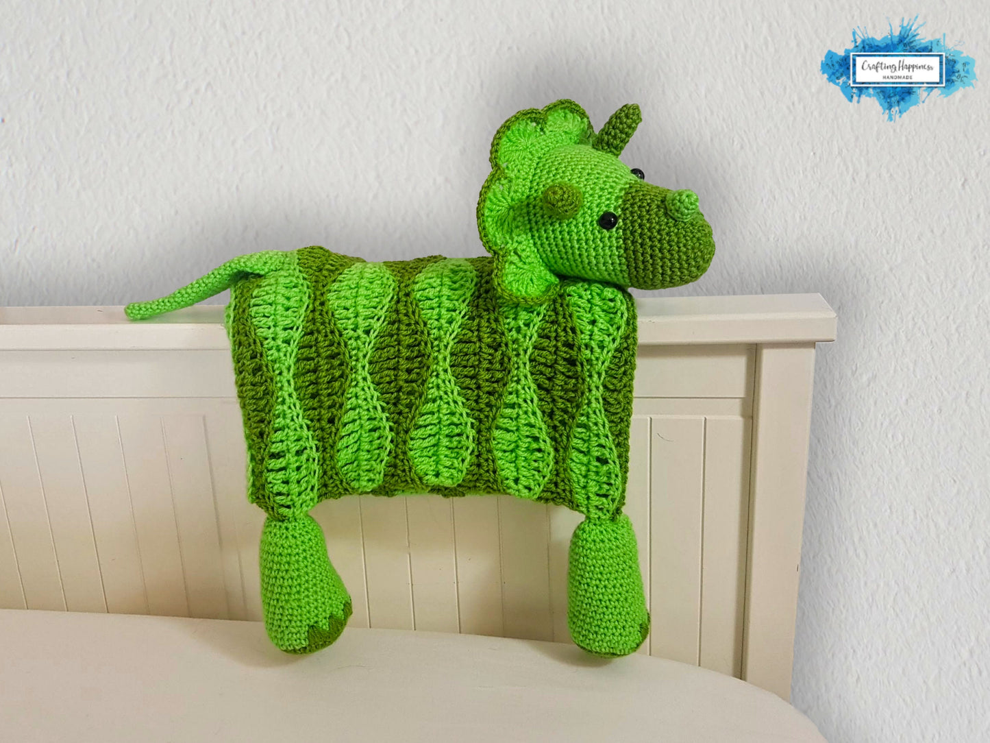 3in1 Dinosaur Baby Blanket Crochet Pattern | Dino Blanket Baby Shower Gift Boys & Girls Pram Blanket Amigurumi Dinosaur Blanket Crochet Toy