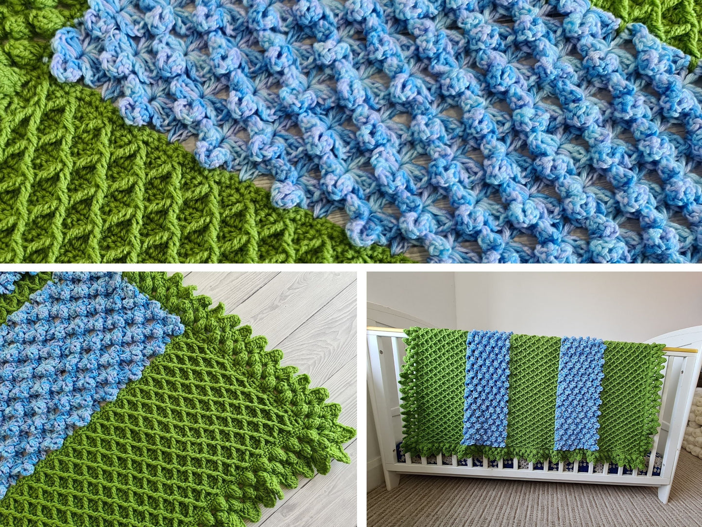 Trellis Flowers Baby Blanket Lapghan Crochet Pattern | Flower Blanket Baby Shower Gift Summer Crochet Afghan Birthday Baby Gift Christmas