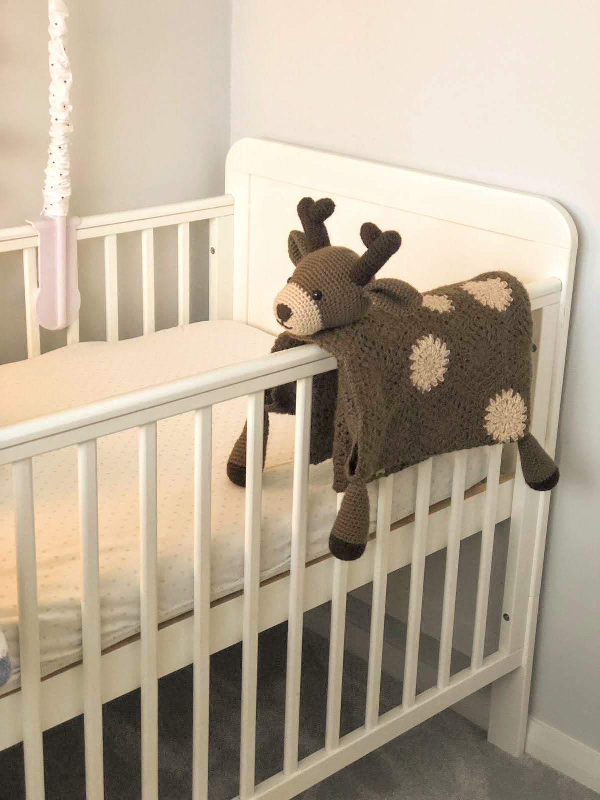 Deer Baby Blanket & Deer Lovey Baby Shower Set Crochet Patterns | Animal Baby Blanket Amigurumi Deer Snuggler Deer Blanket Baby Shower Gift