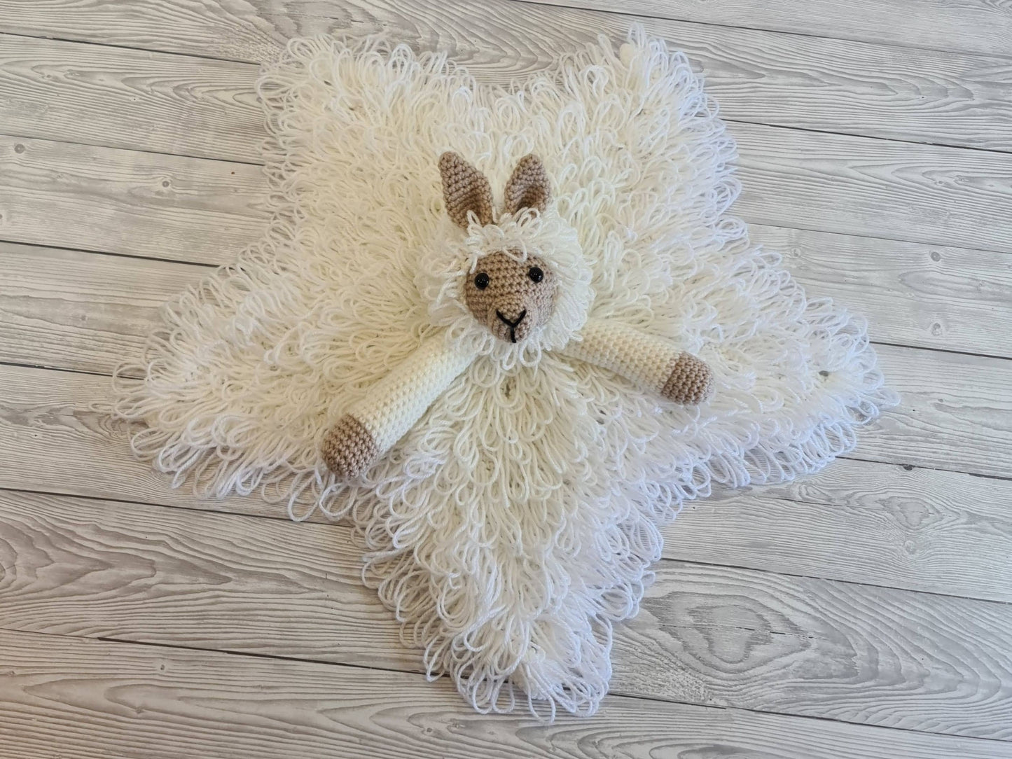 Lola & Luis Llama Lovey Blanket Crochet Patterns | Security Blanket Baby Shower Gift Alpaca Baby Lovey Cuddle Play Toy Amigurumi Baby Llama