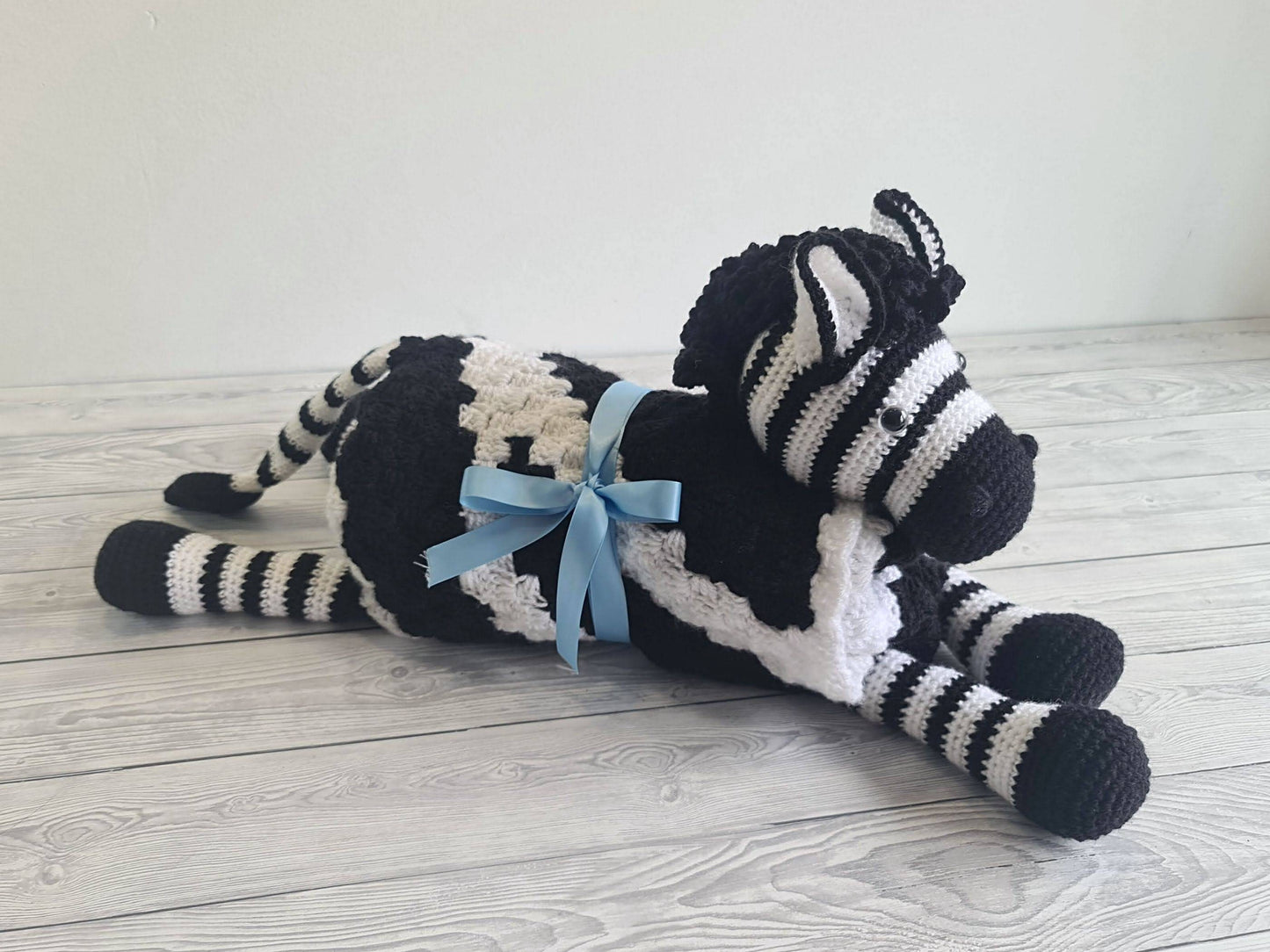 3in1 Safari Zebra Baby Blanket Toy Crochet Pattern | Stroller Pram Toy Security Blanket Lovey Baby Shower Gift Play Mat Afghan Zebra Print