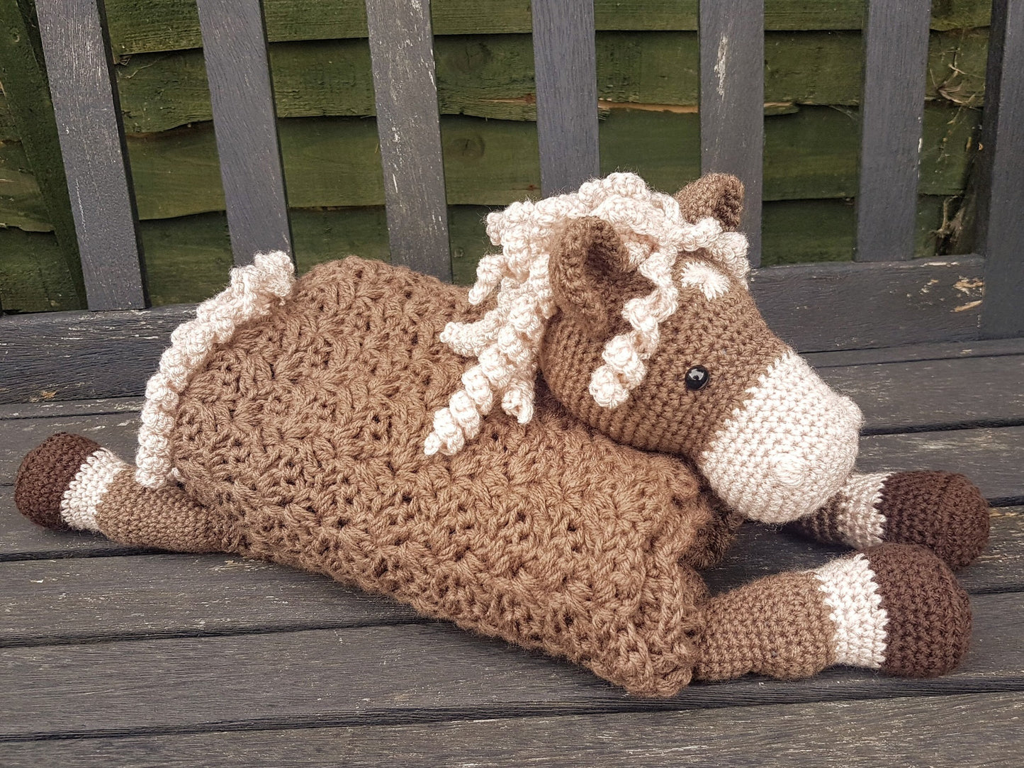 Horse Baby Blanket & 2 Horse Loveys Baby Shower Set Crochet Patterns | Multipurpose Baby Blanket and Amigurumi Horse Lovey Baby Shower Gift