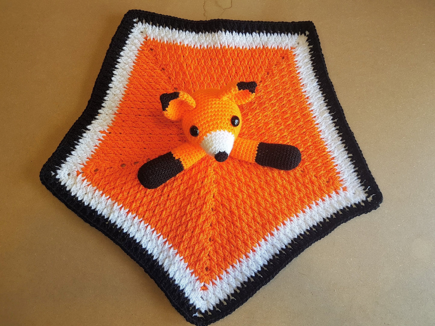 Fox Baby Blanket & Fox Lovey Baby Shower Set CROCHET PATTERN | Multipurpose Baby Blanket Toy Play Mat Cot Blanket Baby Security Blanket Gift