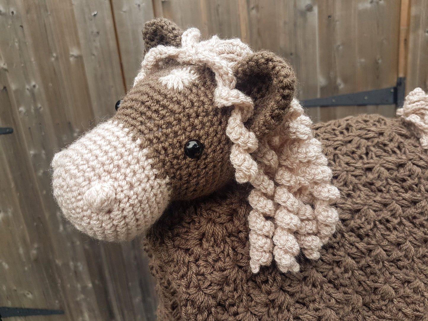 3in1 Farm Horse Baby Blanket Crochet Pattern | Pram Blanket Baby Gift Farmer Gift Amigurumi Pony Toy Horse Blanket Baby Shower Gift Birthday