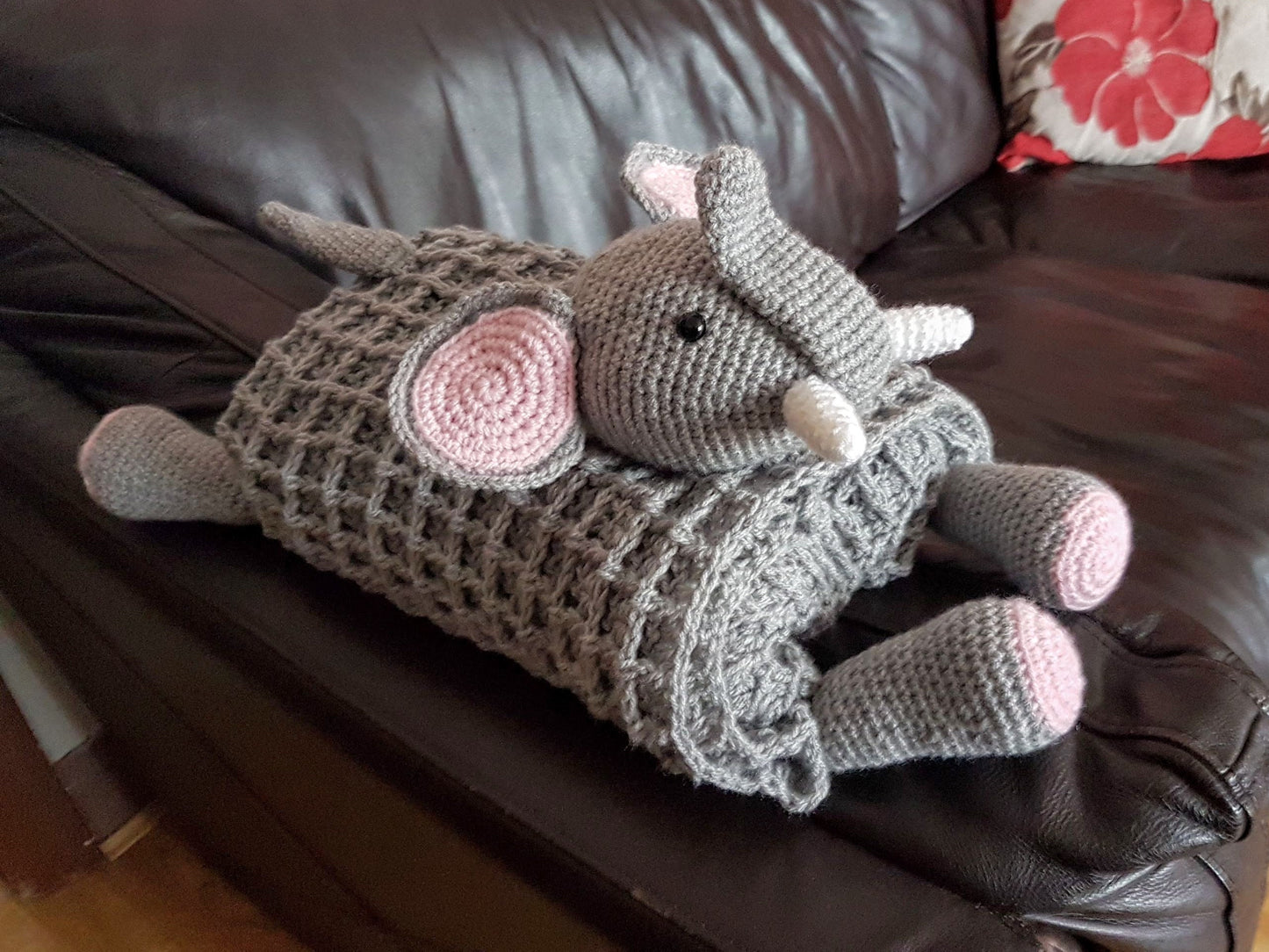 3in1 Safari Elephant Baby Blanket Crochet Pattern | Elephant Amigurumi Blanket Cuddle Play Blanket, Safari Nursery Blanket Baby Shower Gift
