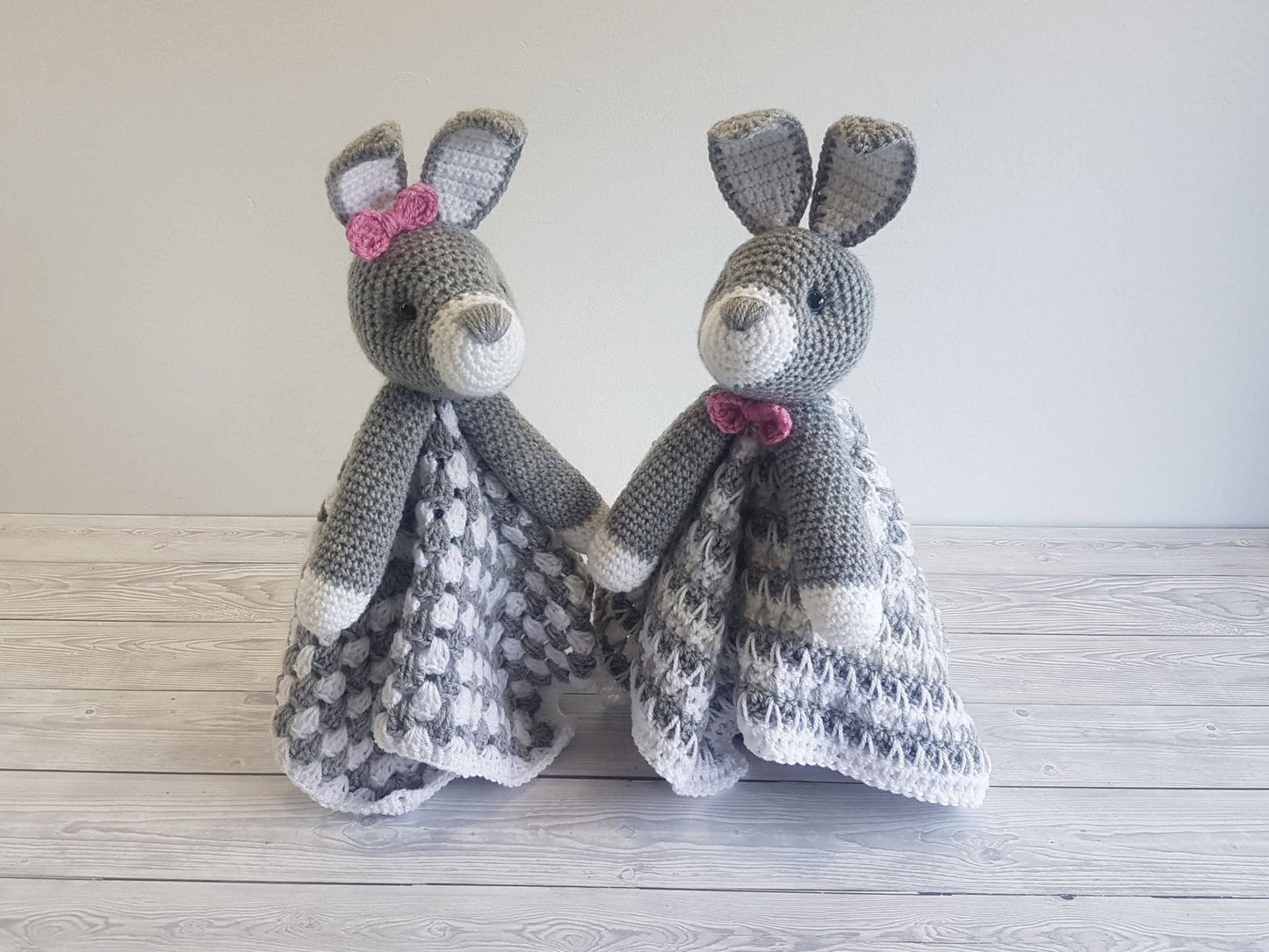 Bunny Baby Blanket & Lovey Baby Shower Set CROCHET PATTERN Multipurpose Blanket Toy Play Mat Baby Security Blanket Stroller Cot Blanket Gift