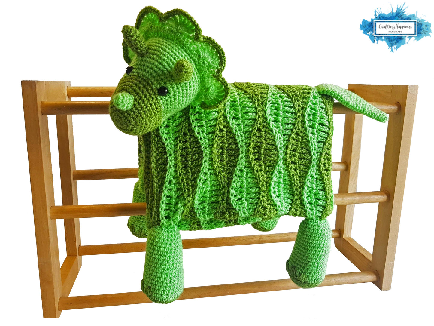 3in1 Dinosaur Baby Blanket Crochet Pattern | Dino Blanket Baby Shower Gift Boys & Girls Pram Blanket Amigurumi Dinosaur Blanket Crochet Toy