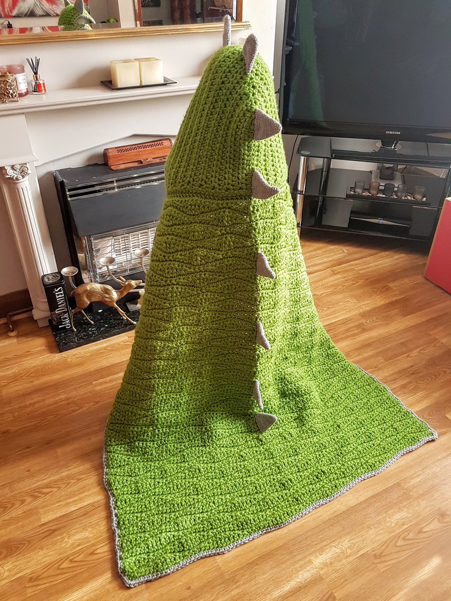 2 in 1 Hooded Dinosaur Blanket Triceratops or Stegosaurus in Adult and Child Sizes CROCHET PATTERN Wearable Blanket Christmas Birthday Gift