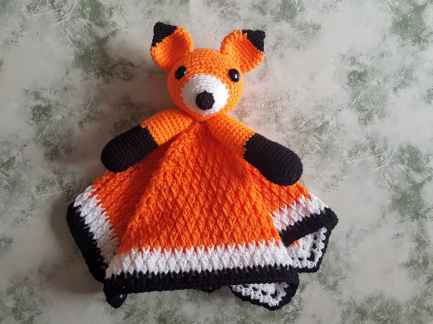 Fox Baby Blanket & Fox Lovey Baby Shower Set CROCHET PATTERN | Multipurpose Baby Blanket Toy Play Mat Cot Blanket Baby Security Blanket Gift