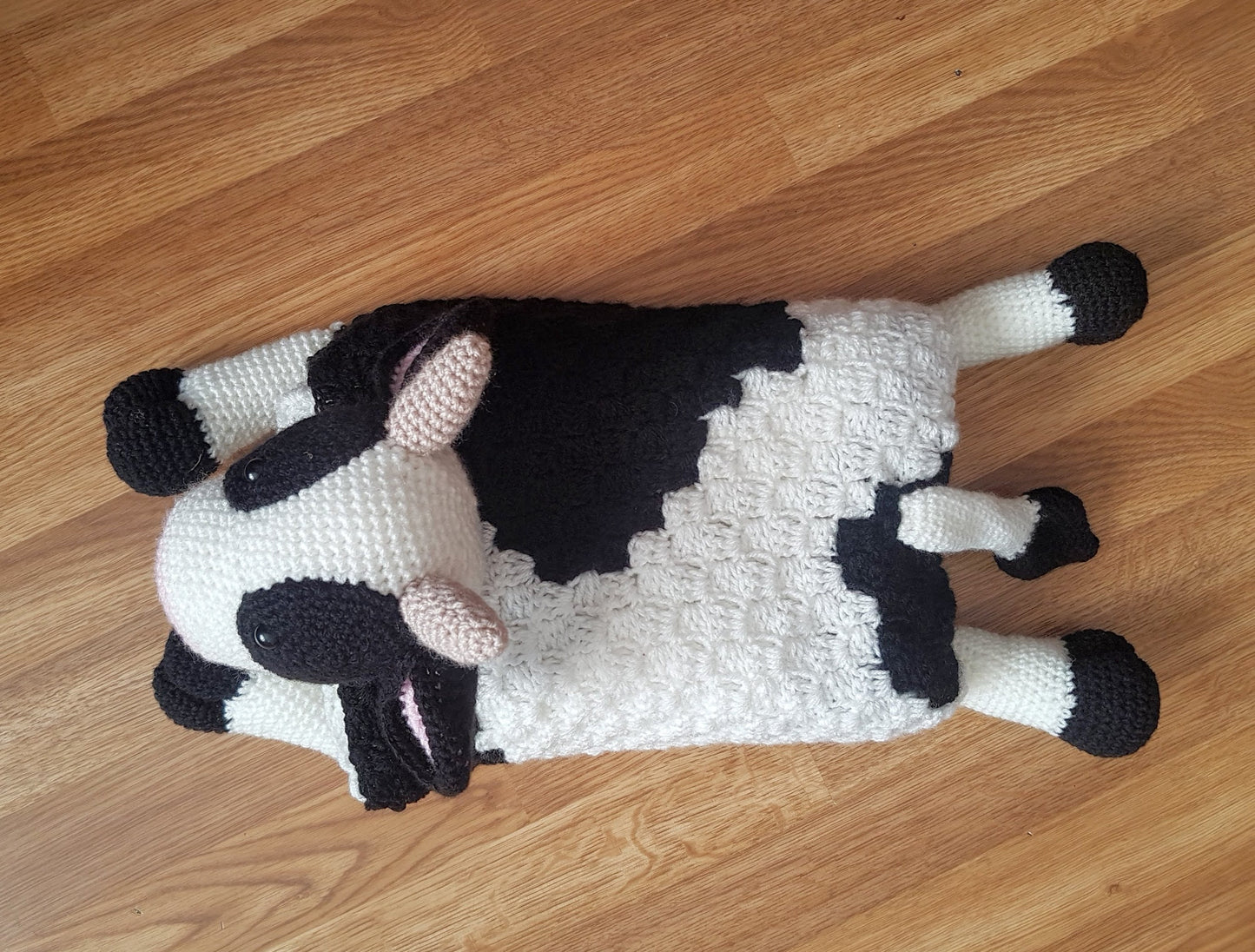 3in1 Farm Cow Folding Baby Blanket Crochet Pattern | C2C Graphghan Cow Print | Pram Crochet Blanket Toy Lovey | Baby Shower Gift | Birthday