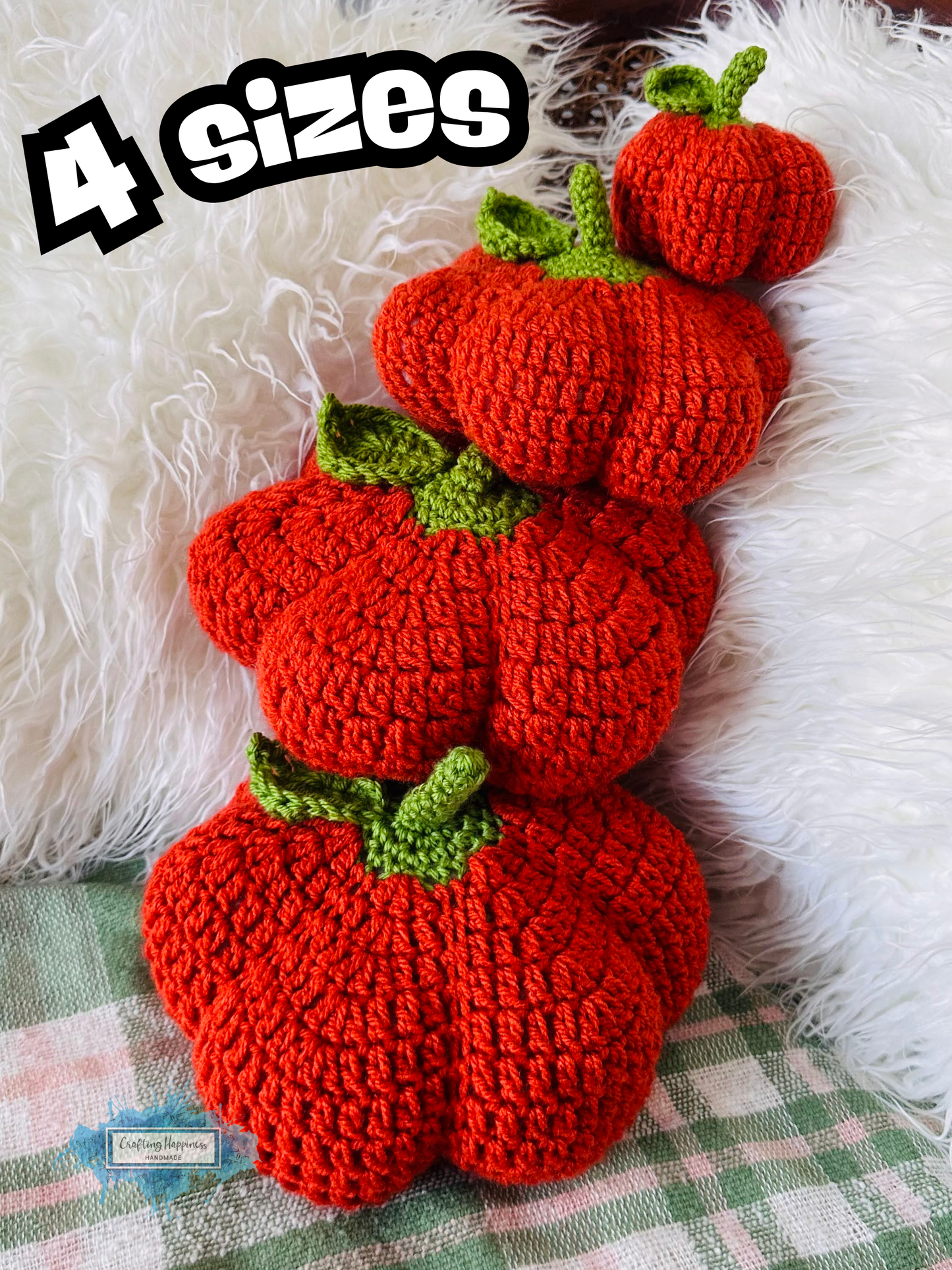 No Sew Pumpkin Crochet Pattern In 4 Variations for 4 Sizes | Giant Pumpkin Decor, Pumpkin Cuddle Toy, Shelf Decor, Fall Ornament, Bag Charm