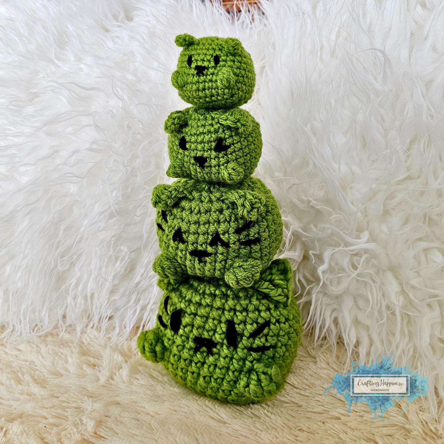 No Sew Cats & Dogs Crochet Pattern In 4 Sizes | Giant Amigurumi Plushie, Amigurumi Animals Toy, Baby Shower Gift, Companion For Baby, Cuddly