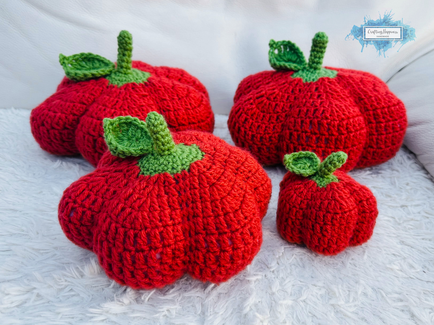 No Sew Pumpkin Crochet Pattern In 4 Variations for 4 Sizes | Giant Pumpkin Decor, Pumpkin Cuddle Toy, Shelf Decor, Fall Ornament, Bag Charm