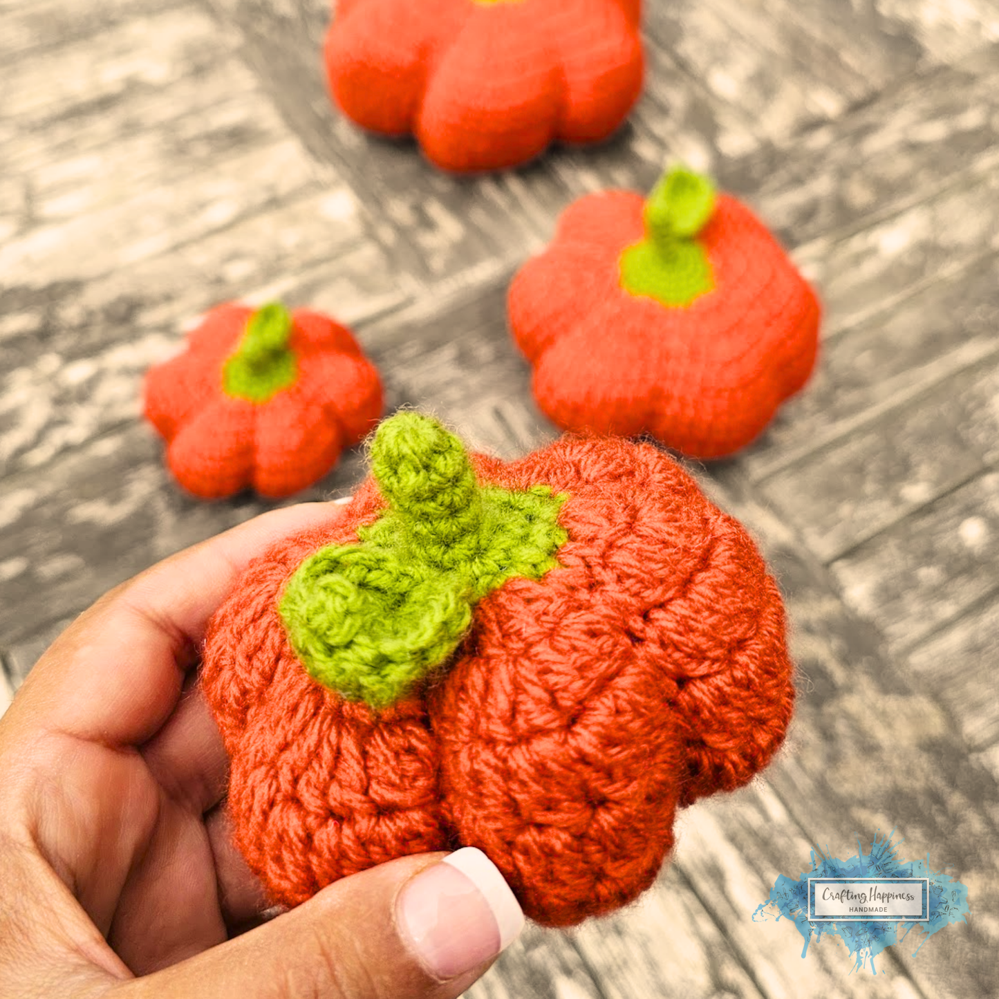 No Sew Pumpkin Crochet Pattern In 4 Variations for 4 Sizes | Giant Pumpkin Decor, Pumpkin Cuddle Toy, Shelf Decor, Fall Ornament, Bag Charm