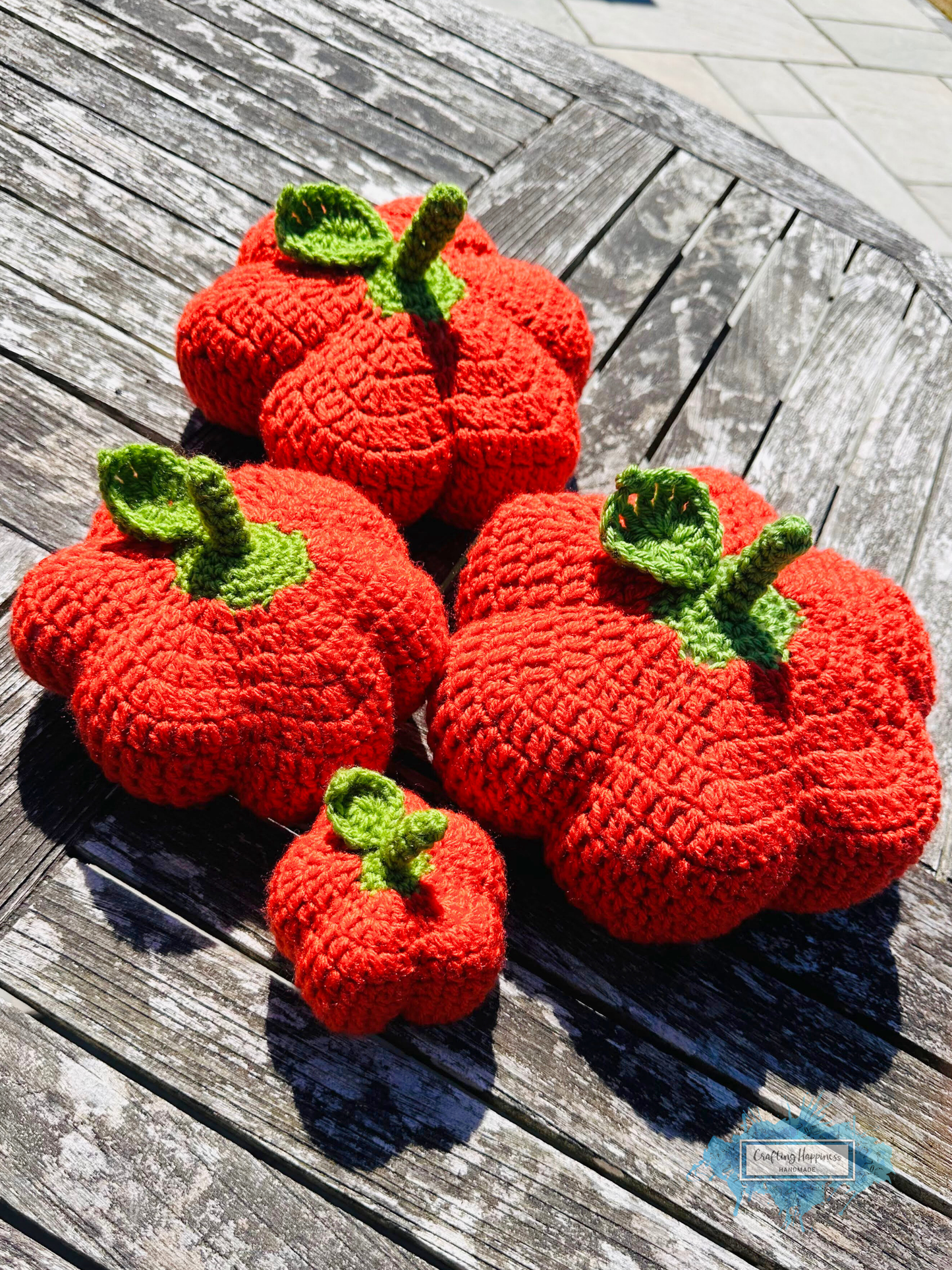 No Sew Pumpkin Crochet Pattern In 4 Variations for 4 Sizes | Giant Pumpkin Decor, Pumpkin Cuddle Toy, Shelf Decor, Fall Ornament, Bag Charm