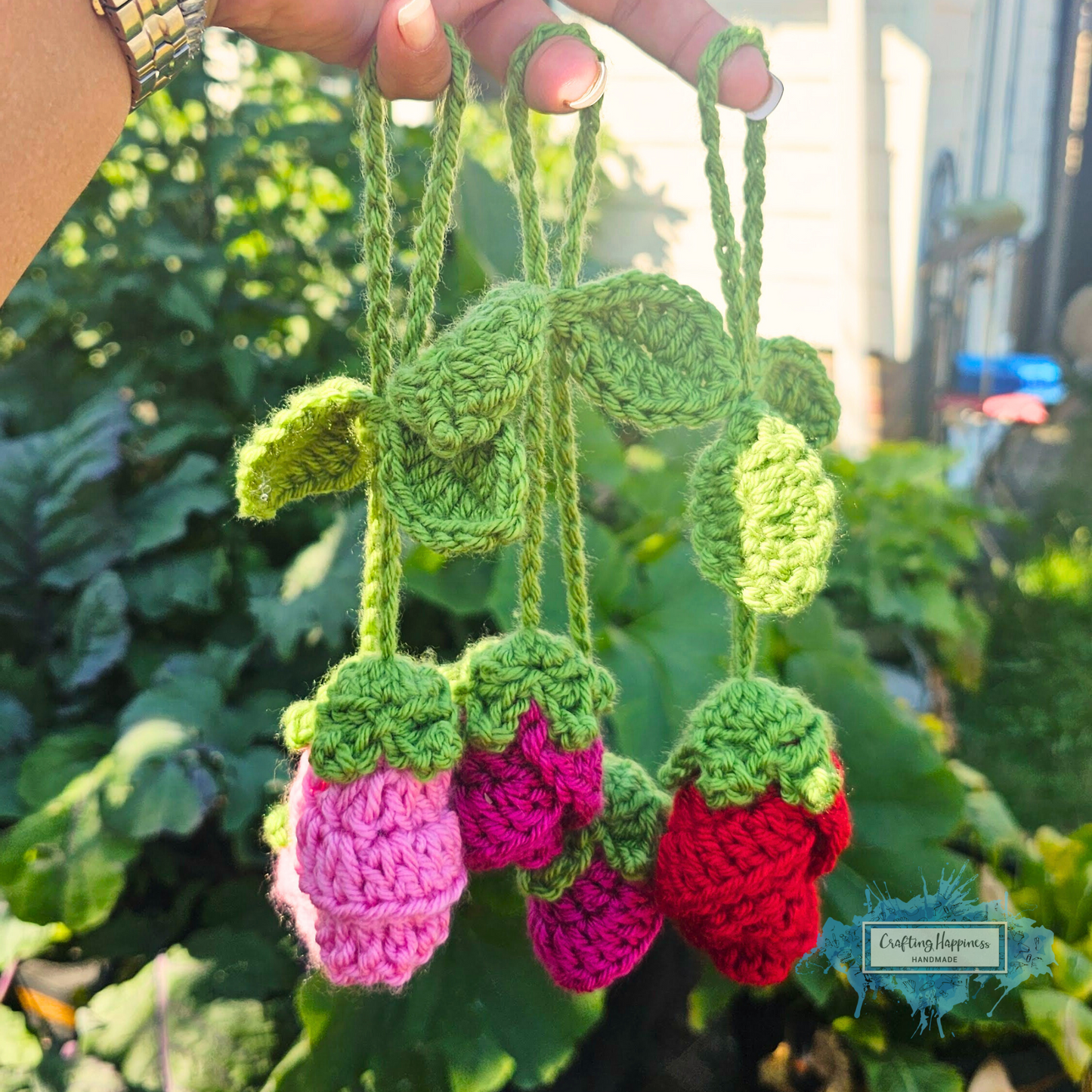 Lovely Flower Bloom Charms Car Hanging Crochet Patterns Bundle | For Her Bag Charm, Keychain, Bell Flower, Rose, Lily Of Valley, Calla Lily
