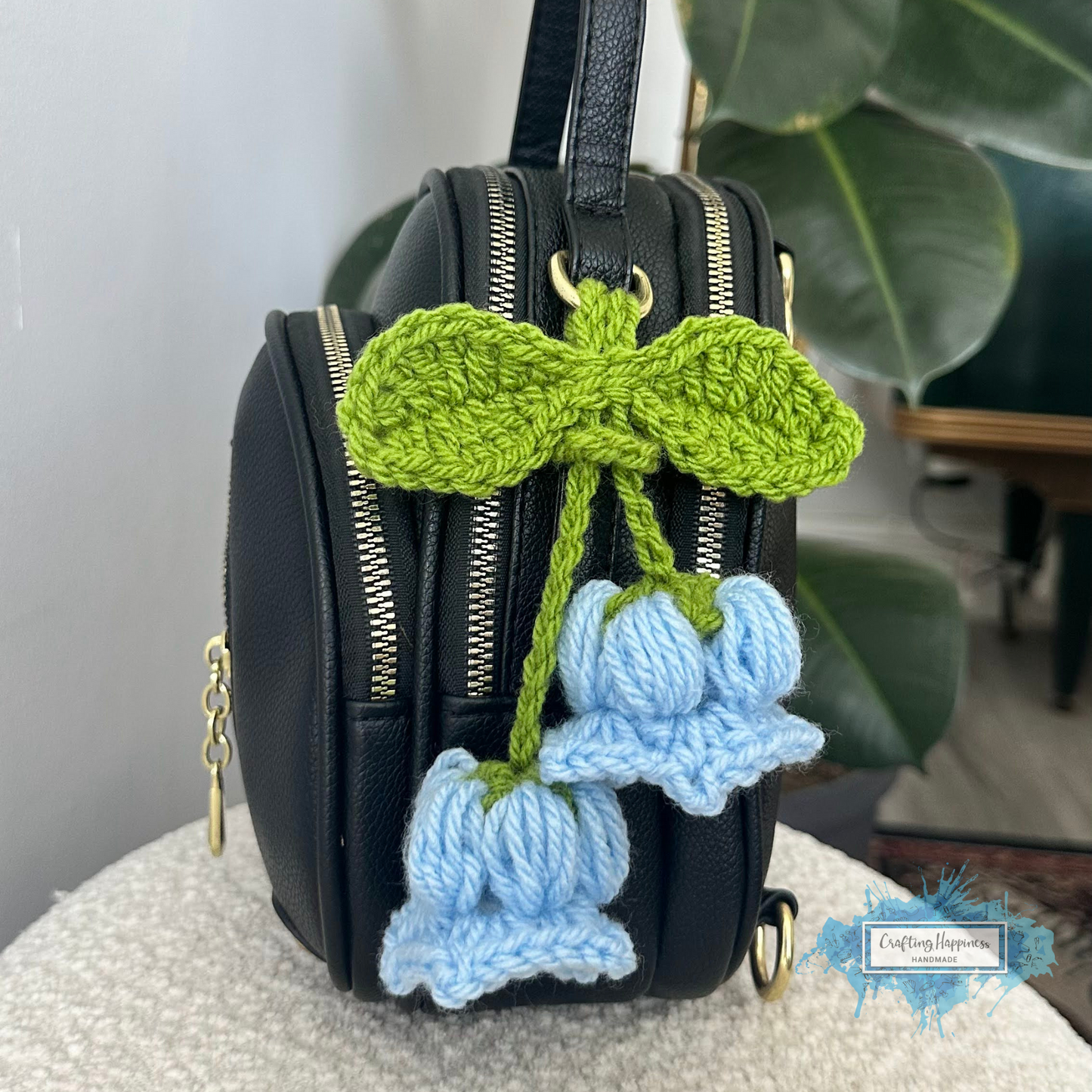 Lovely Flower Bloom Charms Car Hanging Crochet Patterns Bundle | For Her Bag Charm, Keychain, Bell Flower, Rose, Lily Of Valley, Calla Lily