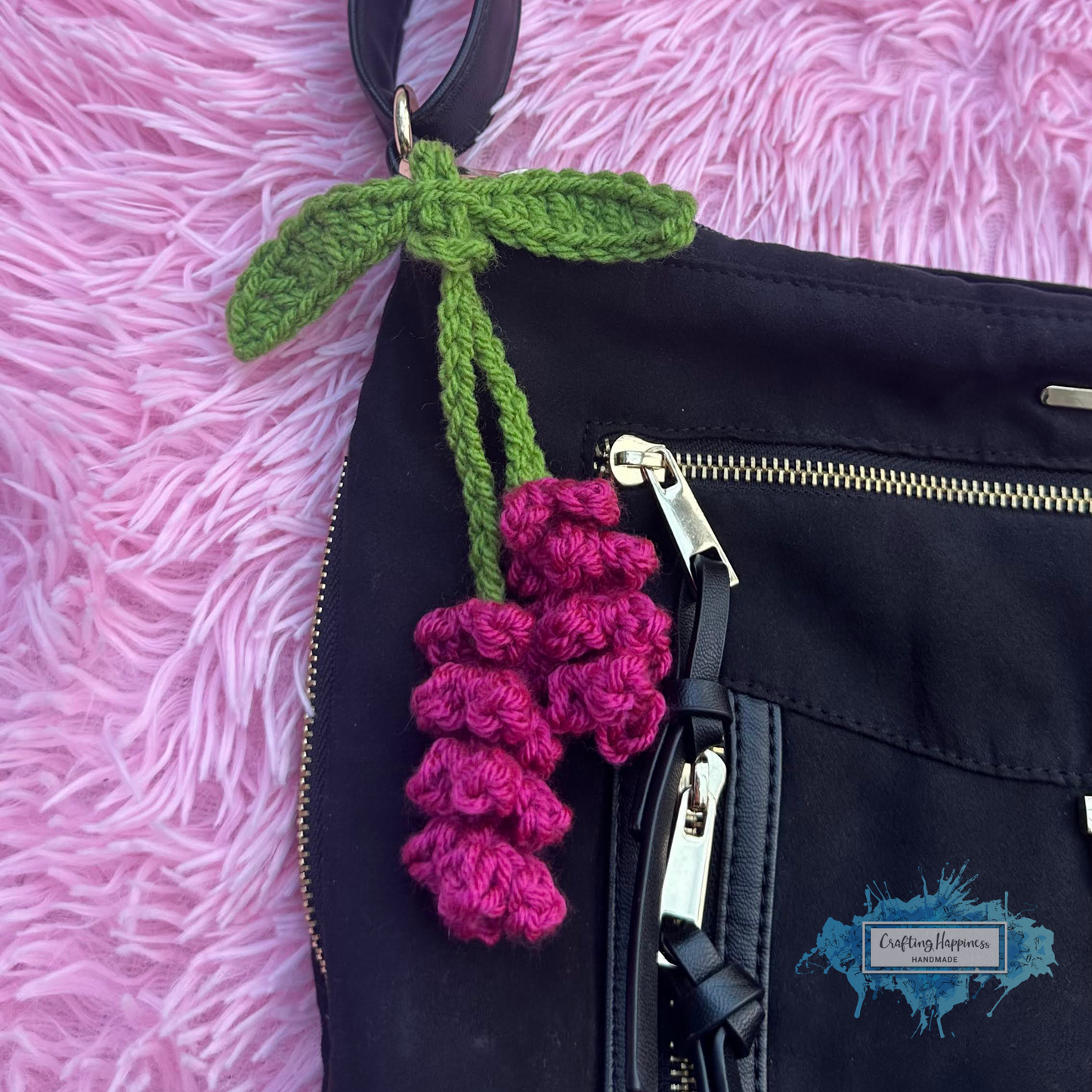 Lovely Flower Bloom Charms Car Hanging Crochet Patterns Bundle | For Her Bag Charm, Keychain, Bell Flower, Rose, Lily Of Valley, Calla Lily
