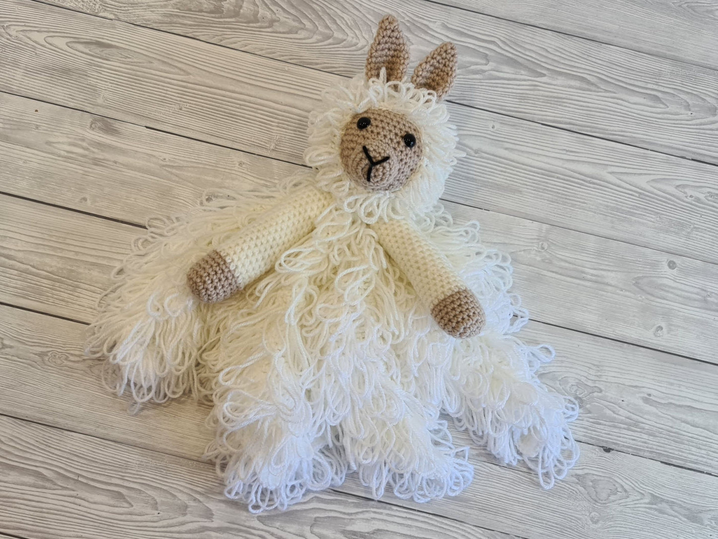 Lola & Luis Llama Lovey Blanket Crochet Patterns | Security Blanket Baby Shower Gift Alpaca Baby Lovey Cuddle Play Toy Amigurumi Baby Llama