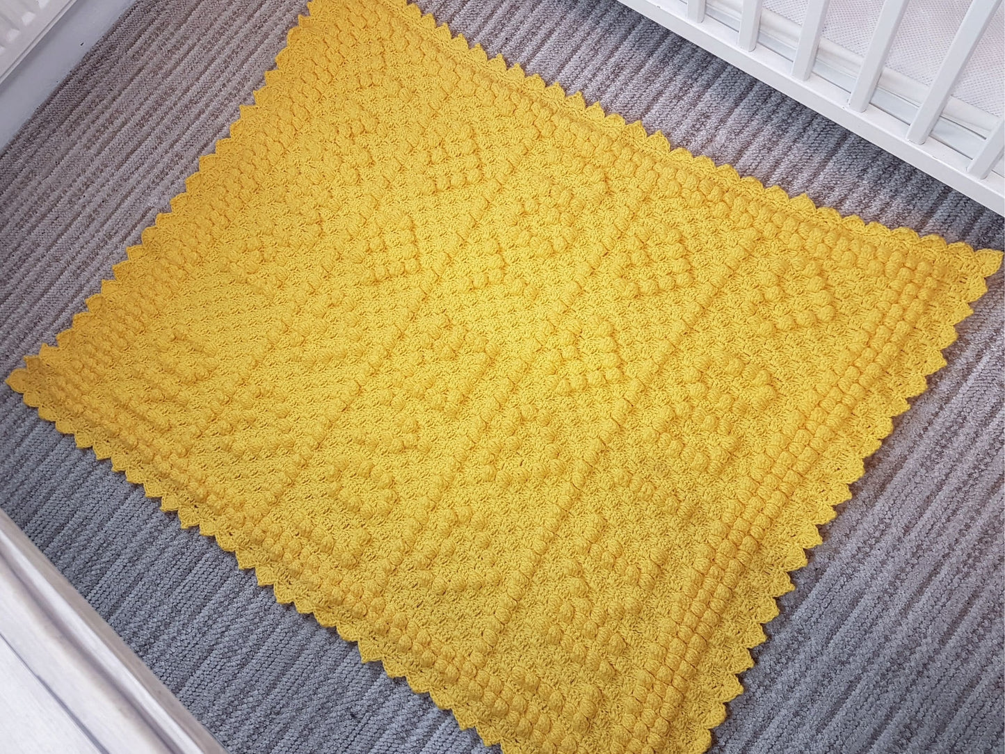 No Bunny Loves You Like I Do C2C Baby Blanket Pattern w/ Written Pattern & Large Graph | C2C Afghan Pattern Love Message Baby Shower Gift