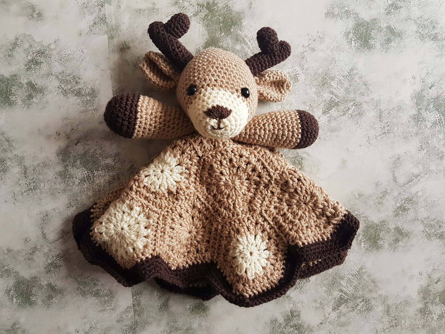 Deer Baby Blanket & Deer Lovey Baby Shower Set Crochet Patterns | Animal Baby Blanket Amigurumi Deer Snuggler Deer Blanket Baby Shower Gift