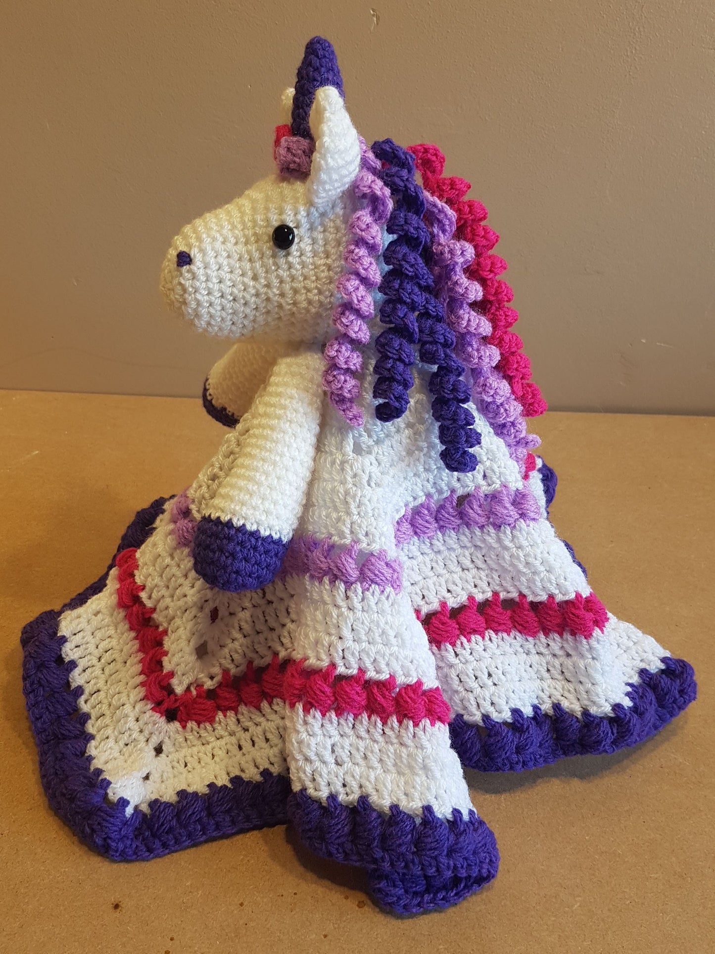 Unicorn Baby Blanket & Unicorn Lovey Baby Shower Set CROCHET PATTERN Multipurpose Baby Blanket Toy Play Mat Cot Blanket Baby Security Blanke