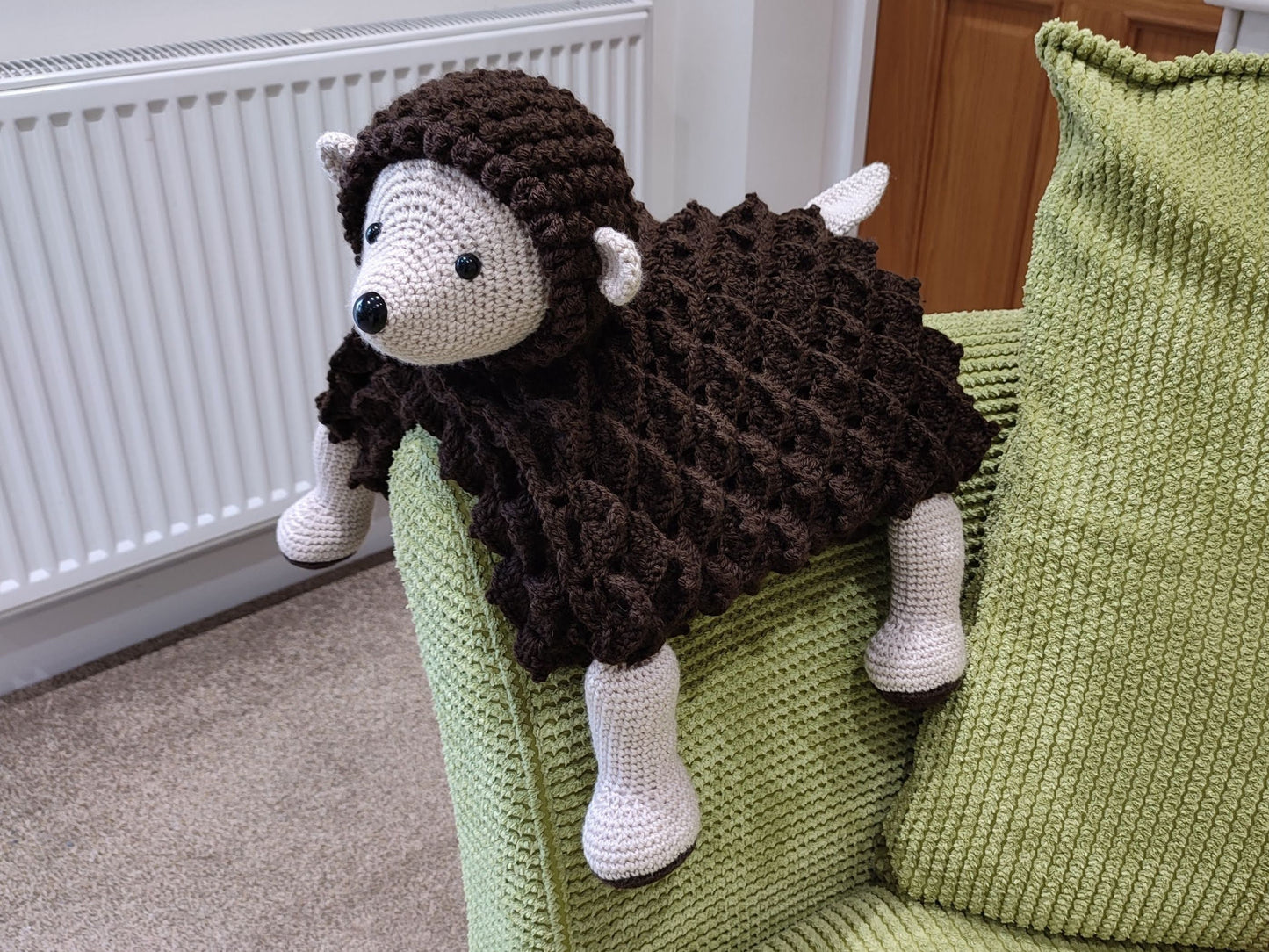 3in1 Woodland Hedgehog Baby Blanket Crochet Pattern Pram Toy Blanket Lovey Hedgehog Bear Baby Shower Baby Gift Birthday Nursery Blanket Toy