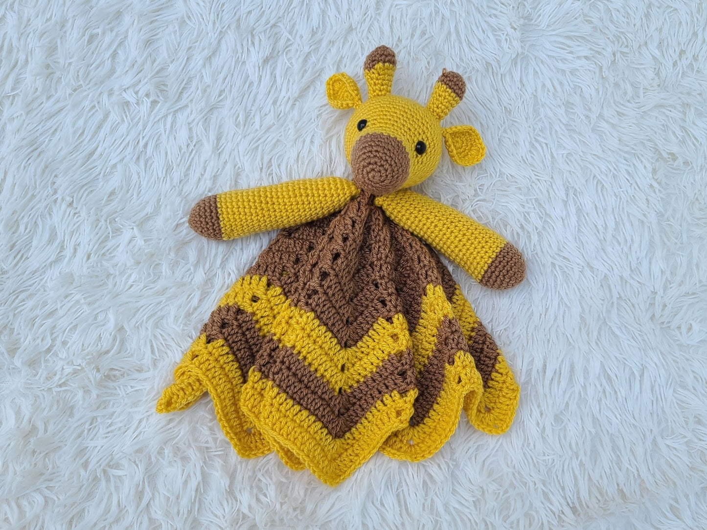 Spotty The Giraffe Lovey Baby Blanket Comforter Security Blanket Crochet Pattern Baby Shower Gift Safari Giraffe Lovey Pattern Amigurumi Toy