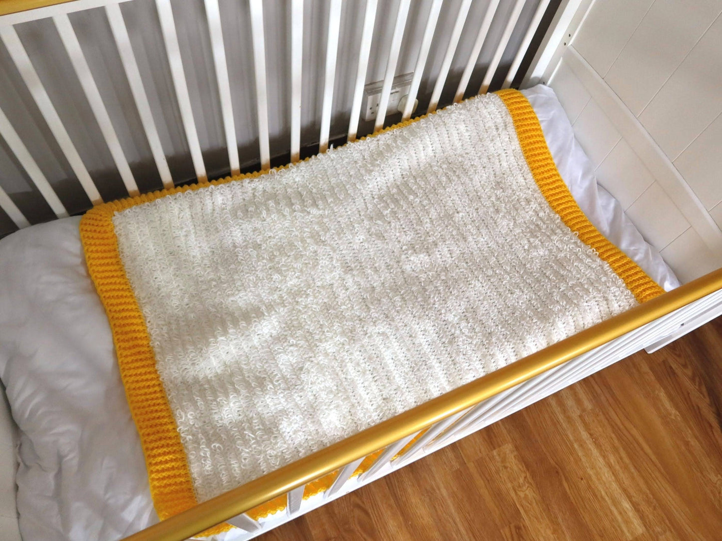 Loops & Ridges Baby Blanket Lapghan Crochet Pattern | Loopy Blanket Baby Shower Gift Simple Easy Blanket Baby Gift Boy Christmas Birthday