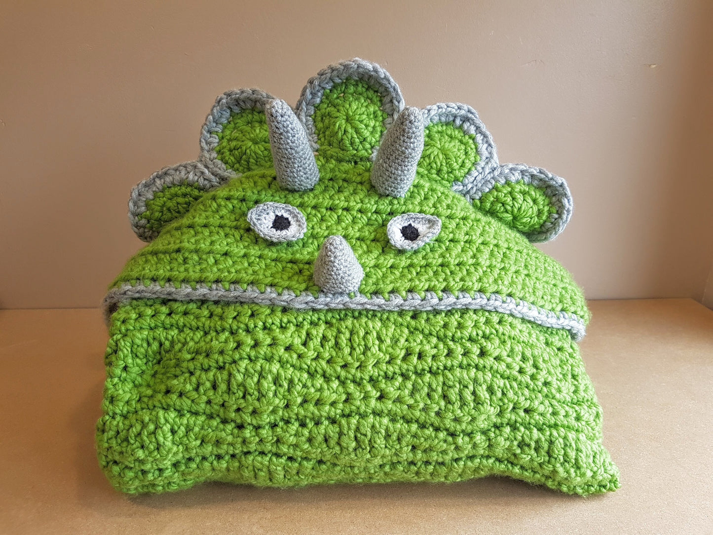 2 in 1 Hooded Dinosaur Blanket Triceratops or Stegosaurus in Adult and Child Sizes CROCHET PATTERN Wearable Blanket Christmas Birthday Gift