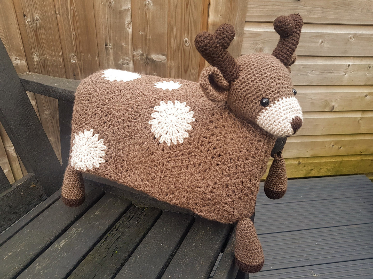 Deer Baby Blanket & Deer Lovey Baby Shower Set Crochet Patterns | Animal Baby Blanket Amigurumi Deer Snuggler Deer Blanket Baby Shower Gift