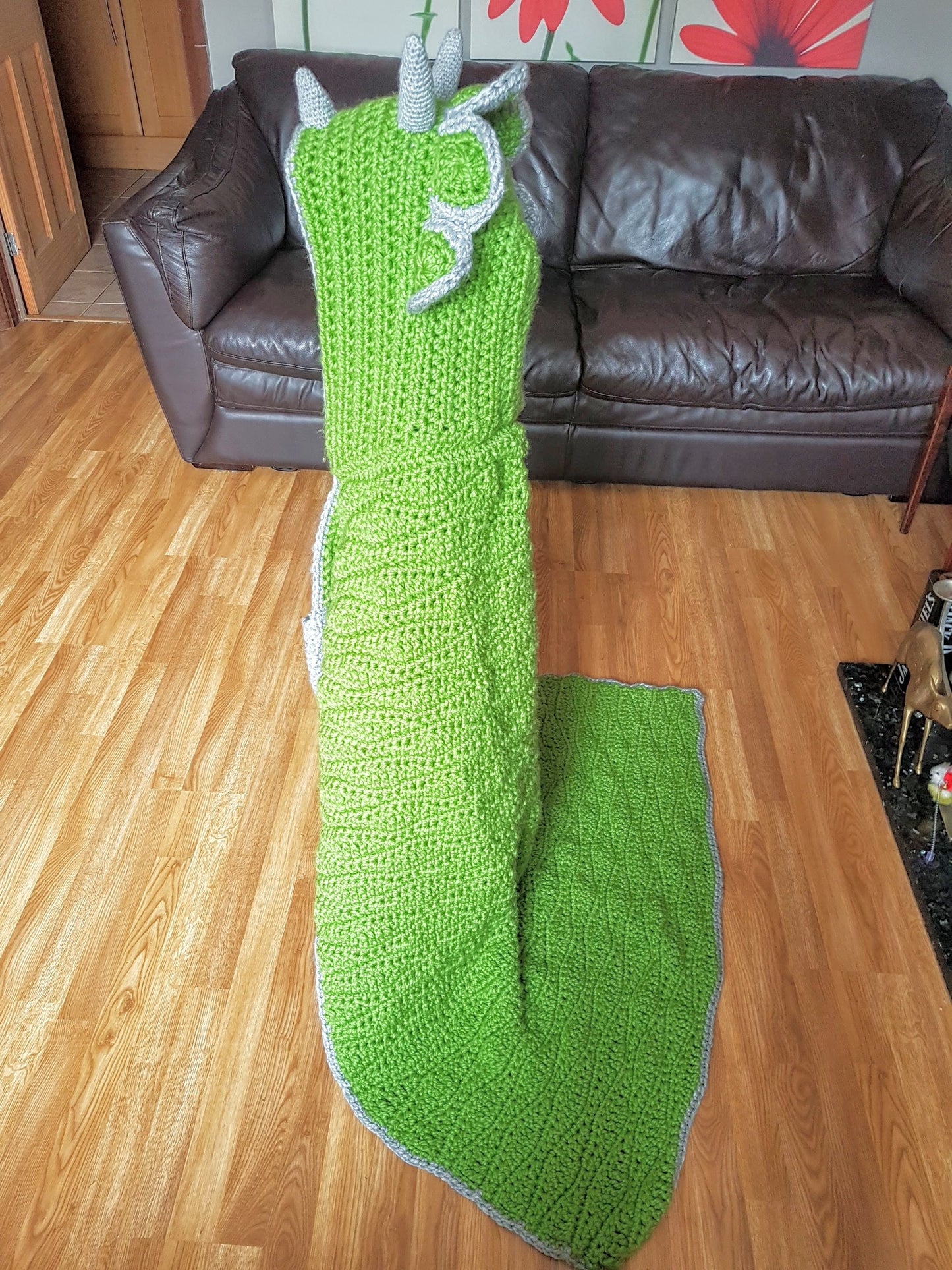 2 in 1 Hooded Dinosaur Blanket Triceratops or Stegosaurus in Adult and Child Sizes CROCHET PATTERN Wearable Blanket Christmas Birthday Gift