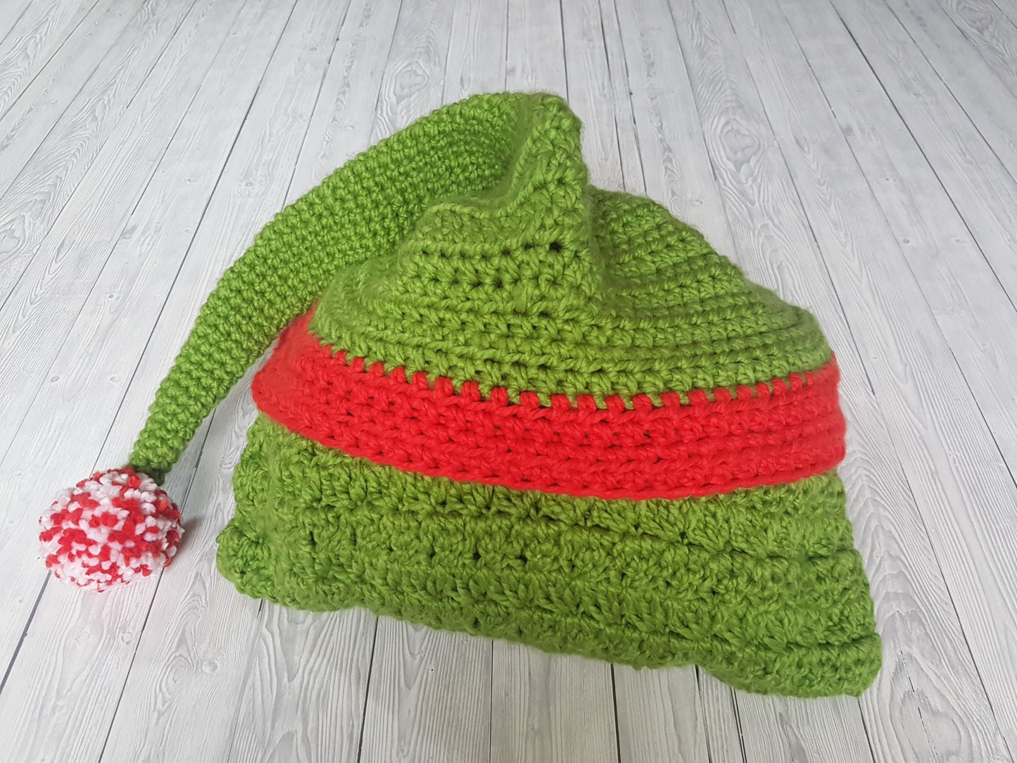 2in1 Hooded Christmas Elf Blanket Crochet Pattern | Christmas Afghan Adult Child Sizes Wearable Blanket Christmas Birthday Gift  Elf Blanket